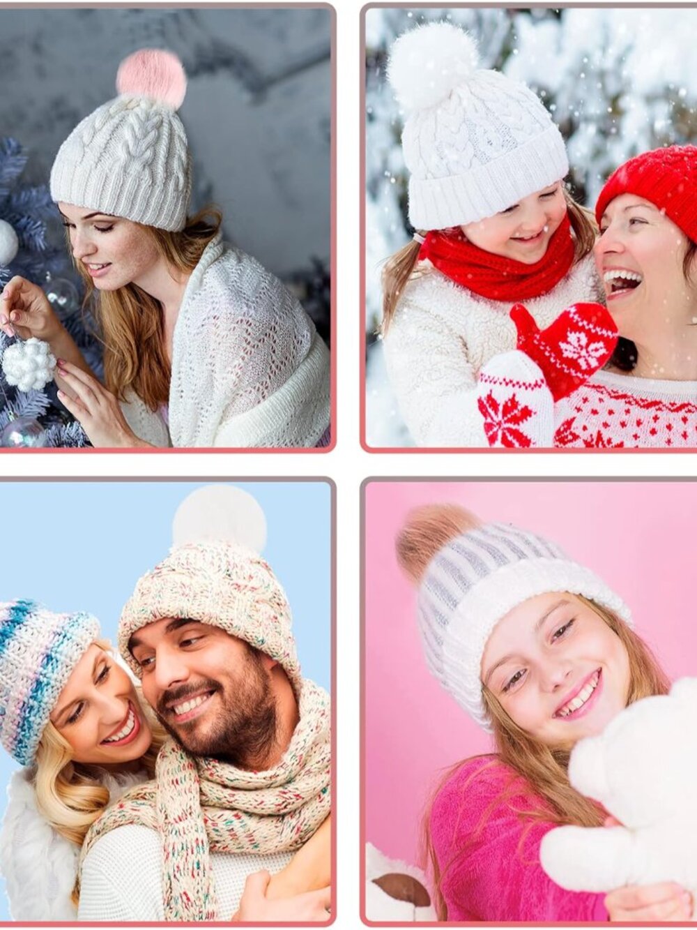 30 Pieces Faux Fur Pom Pom Balls Fluffy Pom Pom with Elastic Loop Pom Pom for Ha - Picture 6 of 7
